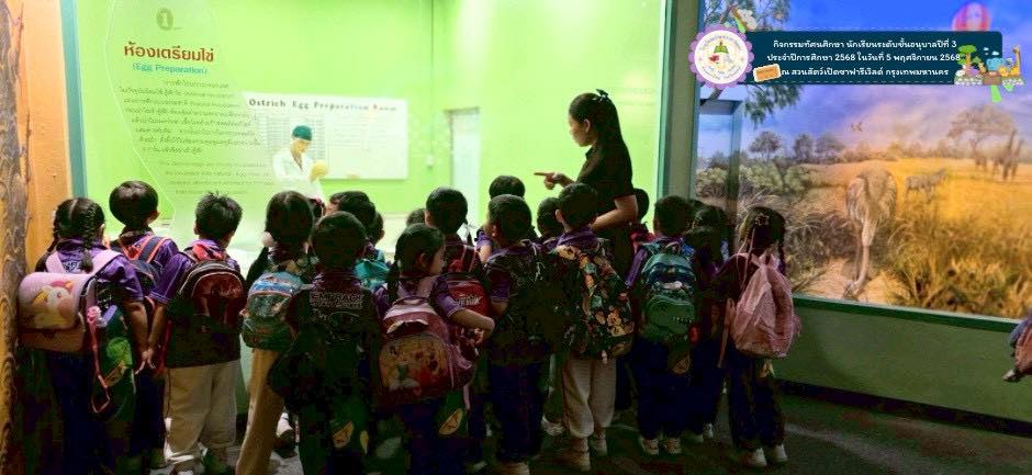 กิจกรรมทัศนศึกษา นักเรียนระดับชั้นอนุบาลปีที่ 3 ประจำปีการศึกษา 2568